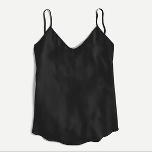 J. Crew Black V Neck Camisole